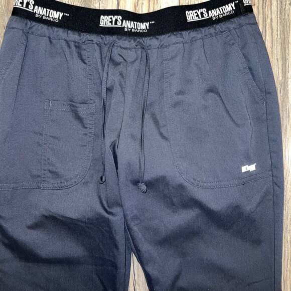 BARCO Grey's Anatomy Active 4275 Women's Logo Waist Drawstring Pant-Size Small - Picture 4 of 5